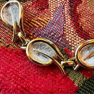 Vintage Tara Silver & Gold Collar Necklace